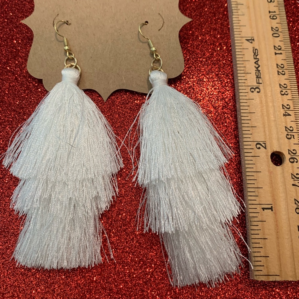 One of kind hand crafted earrings